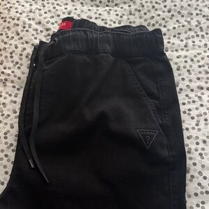 GUESS Men's Black Joggers